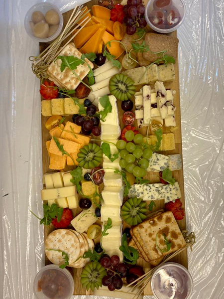 Work and Office menu cheese board